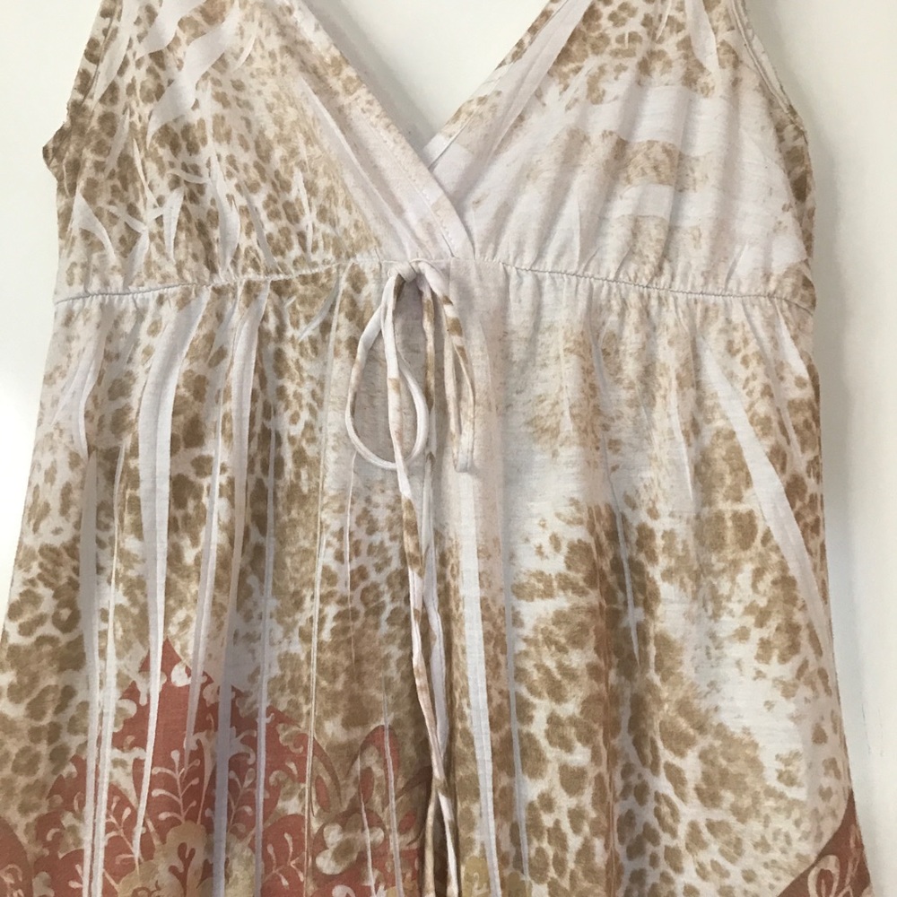 BELLEZZA SLEEVELESS V NECK ANIMAL PRINT SUNDRESS - Picture 5 of 8